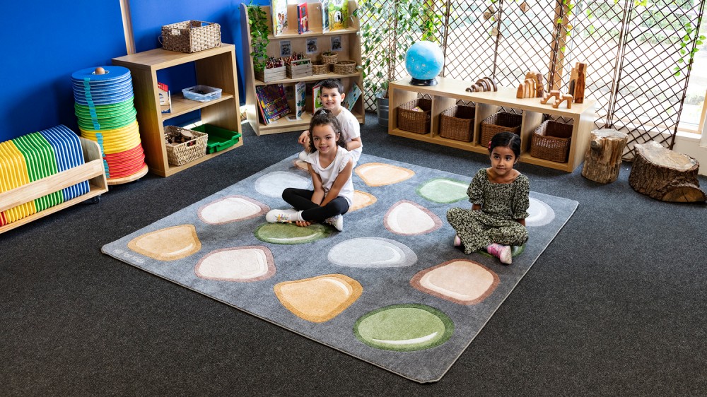 Natural World™ Carved Pebble Placement Carpet